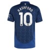 Camiseta de fútbol Manchester United Rashford 10 Segunda Equipación 2024-25 - Hombre